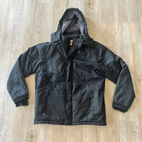 Unisex Wulful Black Heavy Duty Winter Coat