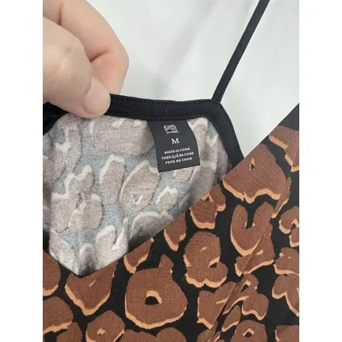 Scotch And Soda Raffia Town Top Camisole Women Medium Black Brown Bohemian