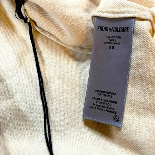 Zadig & Voltaire Tigy Cotton Twill Top