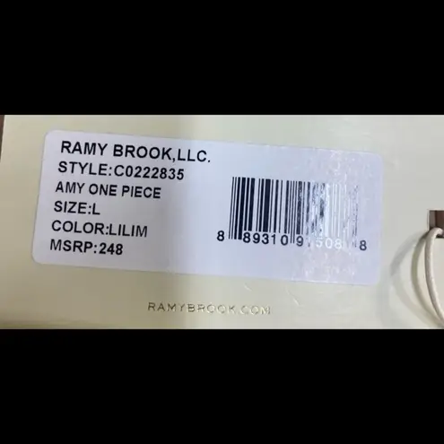 Ramy Brook Amy One piece swimsuit. Size Large