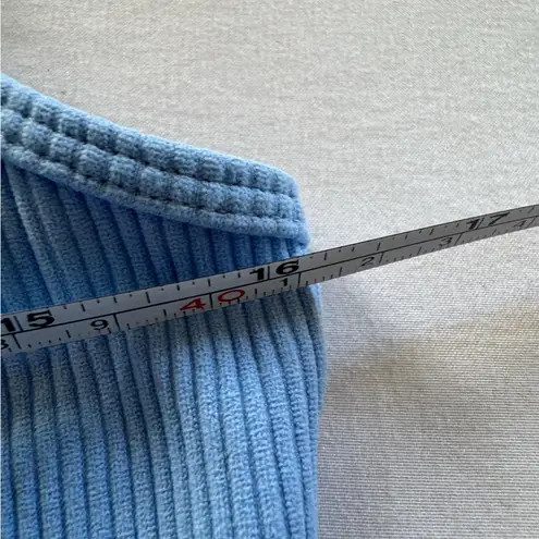 Abercrombie & Fitch  Light Blue Ribbed Bodysuit size L - Image 4