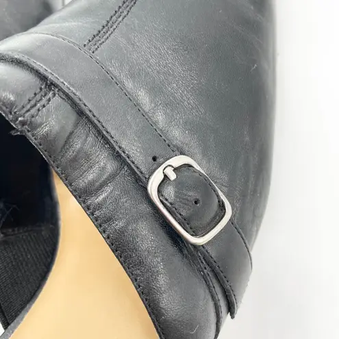 Naturalizer Womens Hydrant Mules 7.5 Buckle Pumps Leather Minimal Timeless Chic