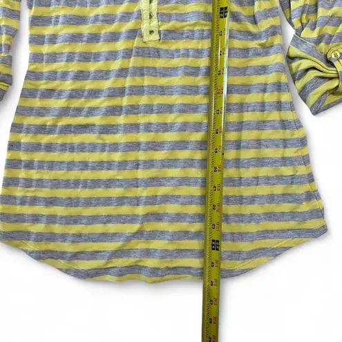 Ella Moss Y2K Striped Henley Top