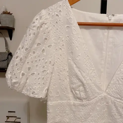 Fame and Partners The Harriet Mini Dress Ivory