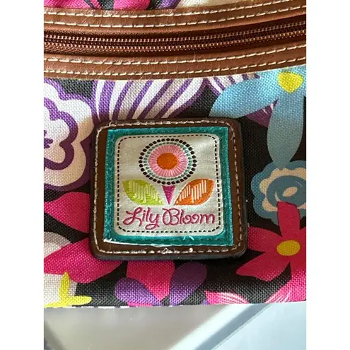 Lily bloom Crossbody Bag Purse Brown Adjustable Strap Fairycore - Image 2