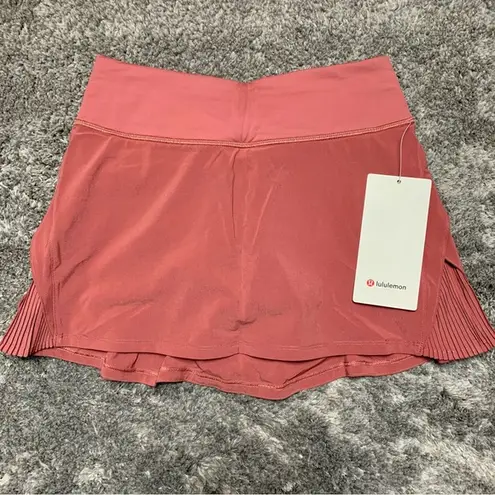 Lululemon NWT  Play Off The Pleats Skirt *Brier Rose