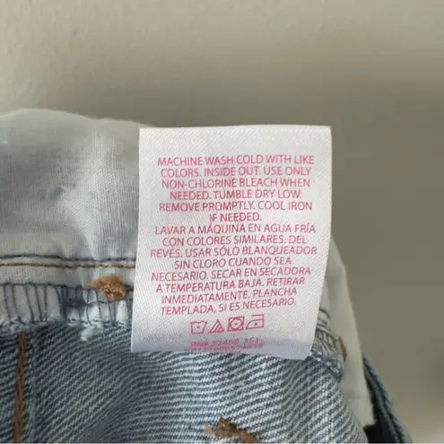 No Boundaries  Distressed Paint Splatter Light Wash Jeans 100% Cotton Button Fly