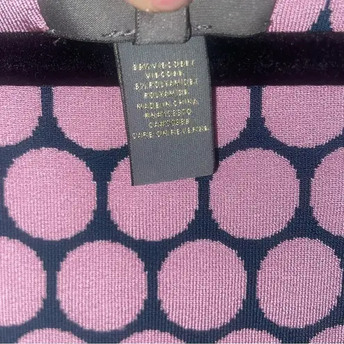 Zac Posen Pink Polka Dot Knit Dress Size Large