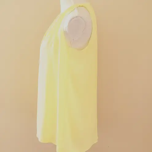 Violet+Claire  yellow halter tank size small