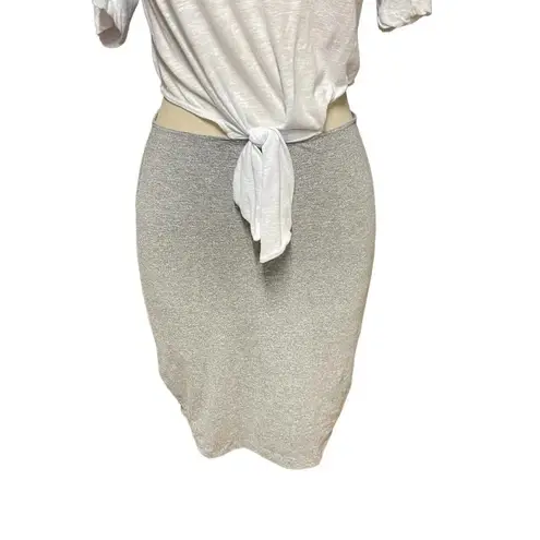 Monrow Cutout Waist Contrast T