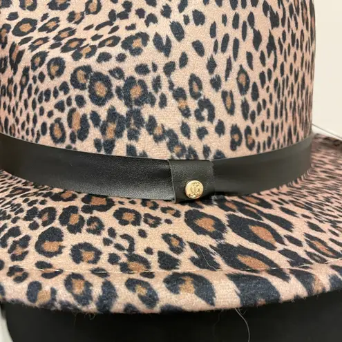 Juicy Couture  Leopard Print Fedora Hat One Size NWT