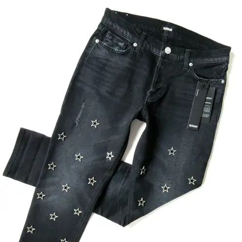 Hudson Jeans NWT HUDSON Riley in Mythology Star Grommet Relaxed Boyfriend Jeans 25 $285