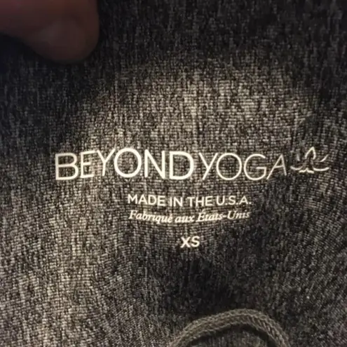 Beyond Yoga XS Alloy rose gold dipped workout/athletic leggings