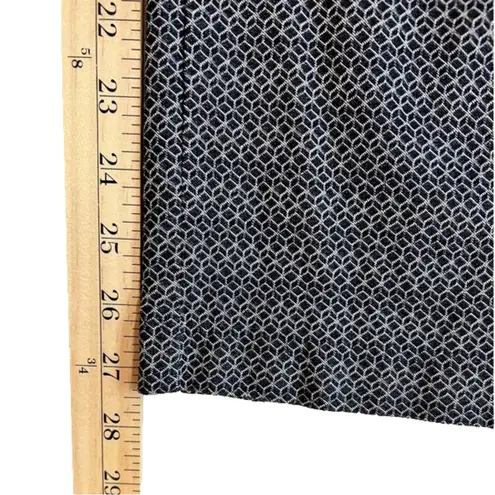 Dana Buchman  Knit Tummy Control Pull On Ankle Dress Pants Geo Cubes Size S