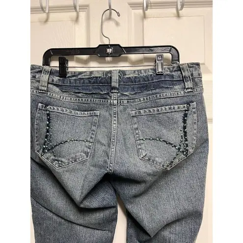 Arizona Jeans Arizona Jean Co Jeans Blue Womens Size 11 Straight Leg Casual 12 Hemmed 0046