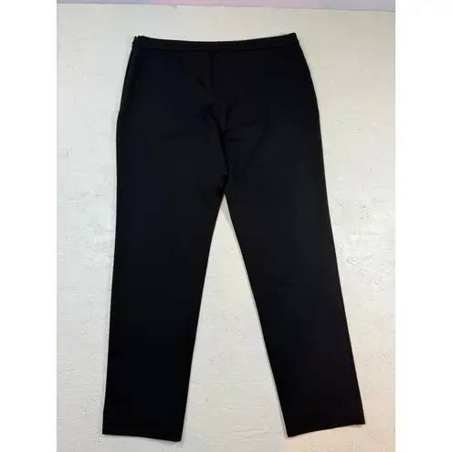 Pendleton Black Straight Leg Dress Pants Women Size 14 Rayon Nylon Spandex
