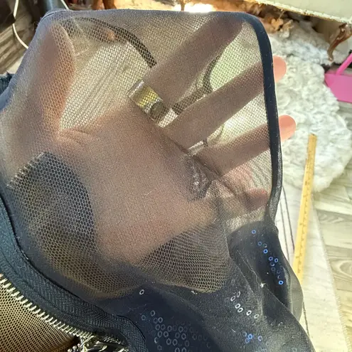 Bailey 44 Navy blue Sequin Mini Dress XS