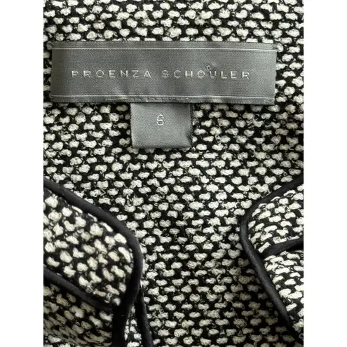 Proenza Schouler Houndstooth Wool Blazer Jacket Size 6