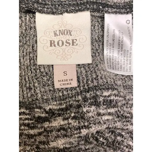 Knox Rose  Heather Black Wide Leg Lounge Pants Size Small