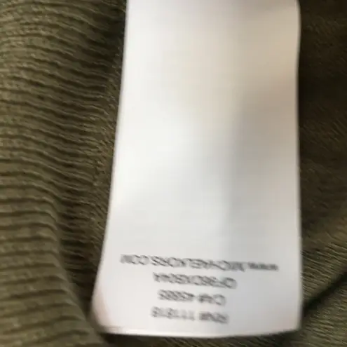 NEW Michael Kors Mock Neck Long Sleeve Sweater Cutout Front Olive Green Size L Size L