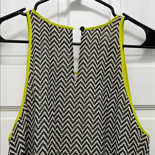 Vineet Bahl Multicolor Mixed Media Sleeveless Tank Blouse