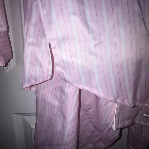 Miss Elaine New, Stripe Print Pajama Wear 2 Pc. Set