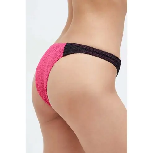 New! Bond Eye Free People bikini bottom pink black color block, one size Size M