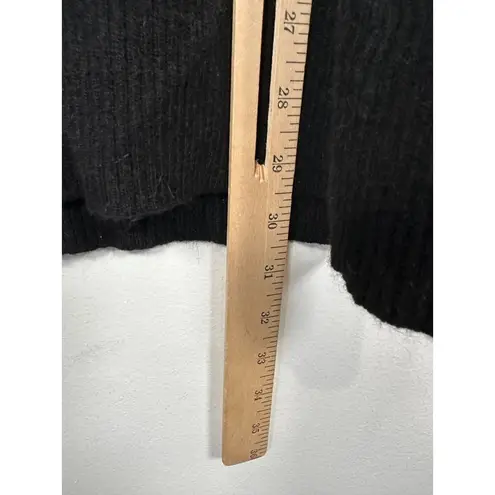 Ruby Moon Vintage Y2K Large Sweater Dress Womens Wool Angora Black Short Sleeve