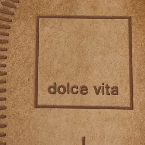 Dolce Vita Cary Off White Studded Slip on Sandal size 8.5