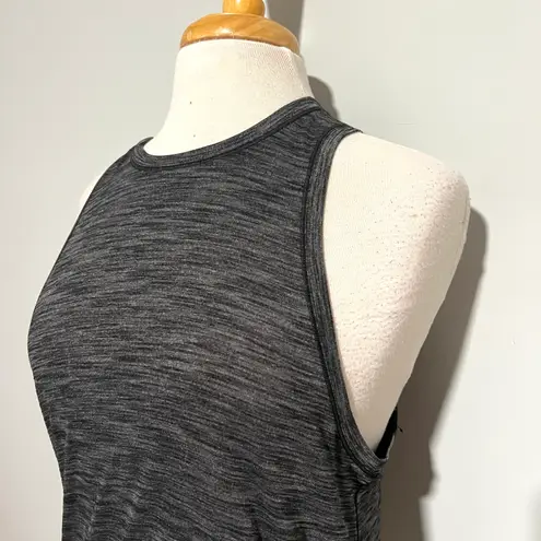 Lululemon Dark Gray Muscle Tank Top Fitness Workout