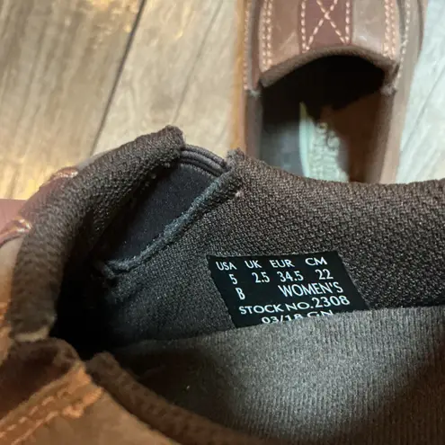 Red Wing Shoes Womens Slip On Clogs Leather Comfort Shoes Size 5 B Brown