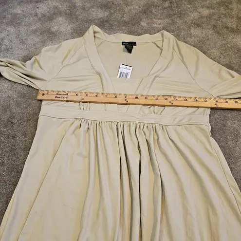 Grace Elements Size Medium Light Sage Pastel Green Blouse Boho NEW NWT Stretchy