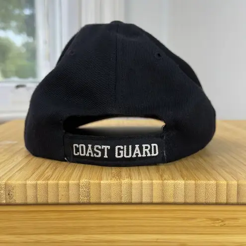 Coastguard Embroidered White and Black Baseball Cap One Size Unisex Beach