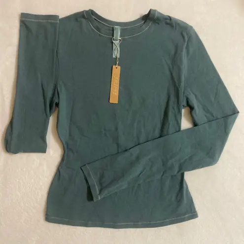 SKIMS Cotton Jersey Long Sleeve T-Shirt S