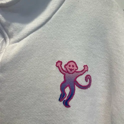 Roller Rabbit  Monkey Cropped Half Zip Pullover - Image 7