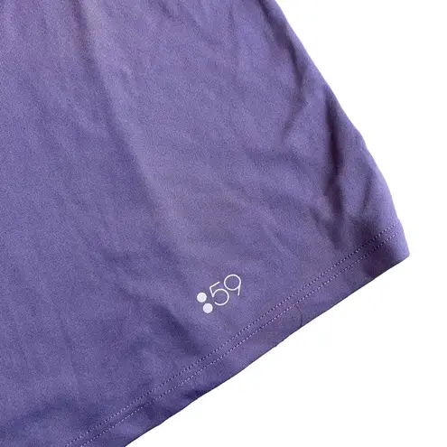 Splits59 Women’s M Racerback Athletic Tank Dusty Purple Mesh Back Athleisure