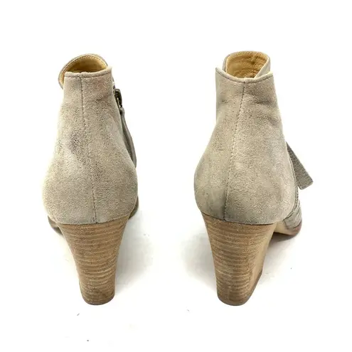 Paul Green  Ankle Booties Women's Size UK 6 US 8.5 Metallic Taupe Gray Boots