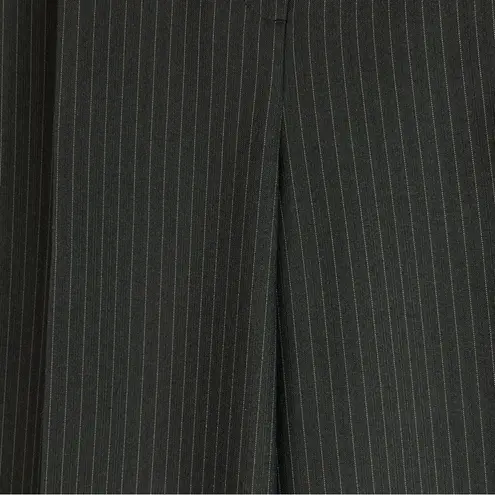 Unbranded Size 16 Lined Black & Tan Pin Striped Dress Pants with Wide Leg