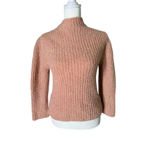By Malene Birger Popcorn Knit Pink Sweater Sz M Wool Alpaca Blend Italy Textured Size M