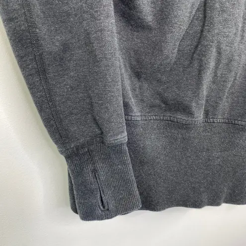 Lululemon  Dark Grey Full Zip Activewear Scuba Hoodie Jacket Women's Size 6