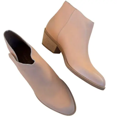 Garnet Hill Like New Leather Adelle Ankle Boots Size 8.5