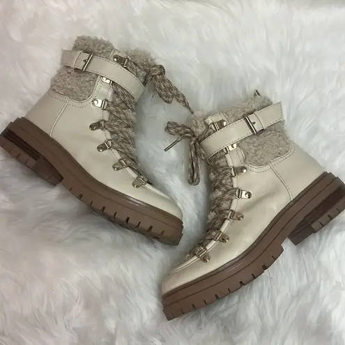 Circus by Sam Edelman Sam Edelman Georgia Shearling Lace up boots Fisherman Core B11