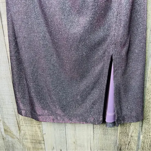 Teeze Me Size 9/10 Rose Shimmering Glitter Sleeveless Strapless Mini Dress