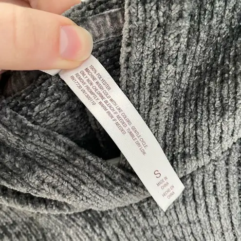 Gilligan & O’Malley Soft Gray Lounge Wear Hoodie Sweatshirt Bell Sleeve Size S