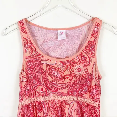 Isaac Mizrahi Small Peach Paisley Sundress