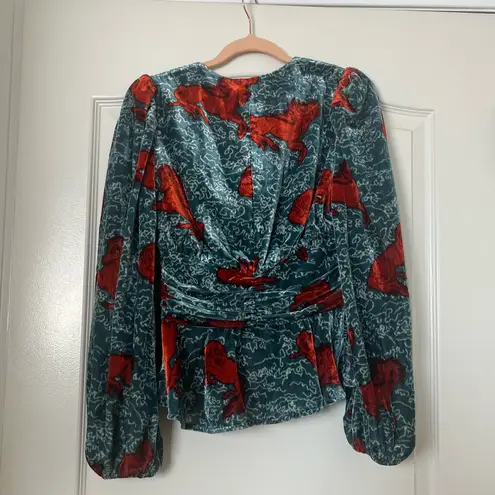 NWT Rhode Aileen Top in Shetland Pony Blue Ice Size 2