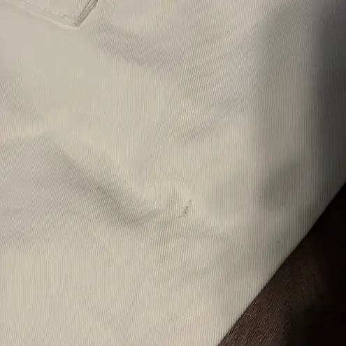 RE/DONE Originals Sz 27 Off White Cargo Pant Jeans Women's Cotton Straight Leg