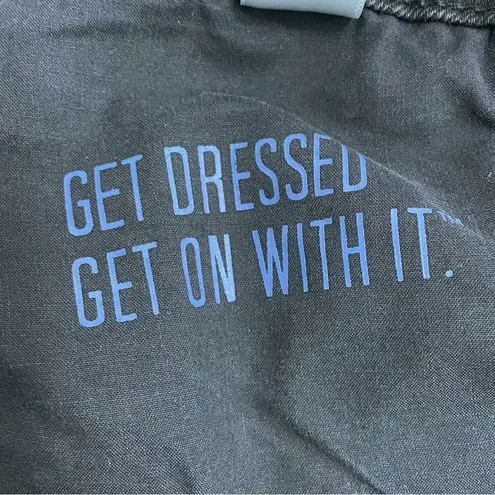 DU/ER DUER Performance Denim Straight Mid Jeans Aged Black Distressed Size 27