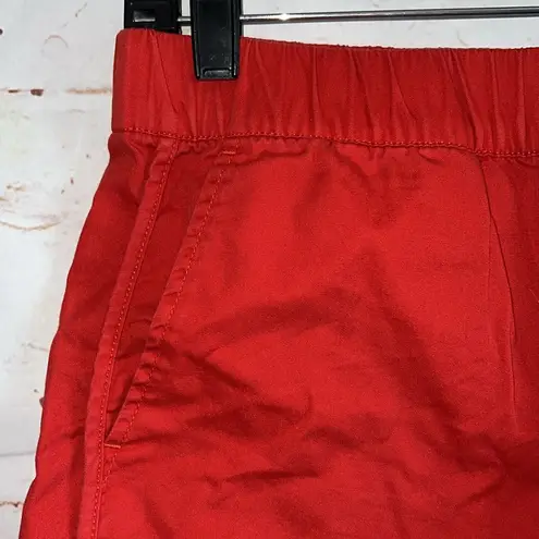 Banana Republic  Shorts Womens Small Red Side Split pull on pockets