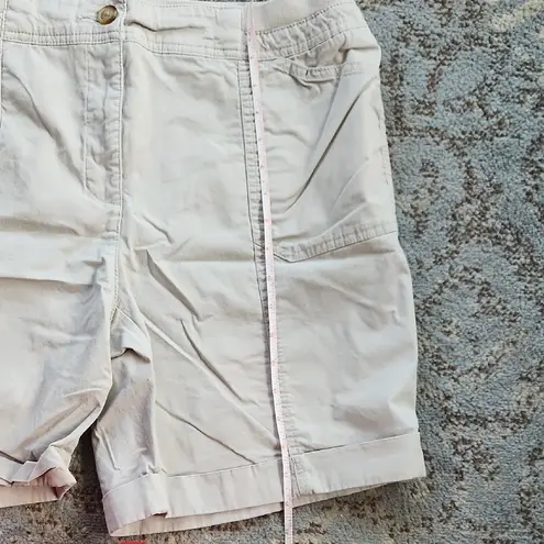 Karen Scott Cargo Shorts Tan 14